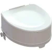 Briconess Toiletverhoger met bevestigingssysteem en witte zitting, hoogte 14 cm