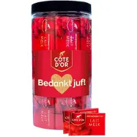 Côte d'Or Mignonnette Melk chocolade "Bedankt juf!" - cadeau voor juf - einde schooljaar - chocoladecadeau - melkchocoladetabletten - 750g
