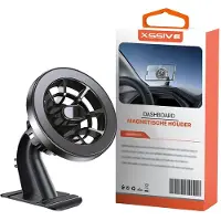 Xssive Geschikt voor MagSafe Autohouder - Telefoonhouder Auto Dashboard - GSM Houder Auto Magneet - Telefoon Houders Auto Magnetisch - 360 Graden Draaibaar