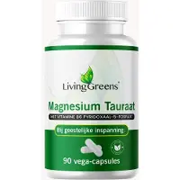 Livinggreens Magnesium tauraat + vitamine B6 90 vcaps