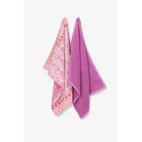 Sissy-Boy Roze handdoek en theedoek