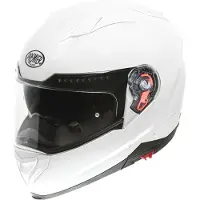 Premier Delta U8, opklapbare helm ,witte ,L