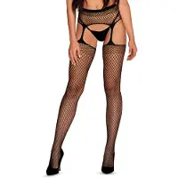 Obsessive - open netpanty - zwart