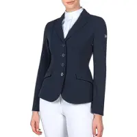 Equiline Wedstrijdjasje Miriamk Navy 44 - Ademend, Stretch, Ongevoerd