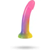 Love to love - Dildoll Stargazer - Kleurrijke Dildo - Siliconen