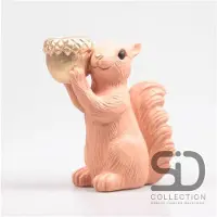 Season Inspired Decoration Theelichthouder Eekhoorn 20,5cm beige beige Aardewerk