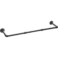 XIVADA Kledingrek Zora - Metaal - Draagkracht 30 KG - 110 cm - Zwart