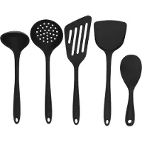 Krumble Spatels set van 5 - Siliconen - Zwart