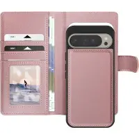 Mayaxess , Hoesje voor Google Pixel 9 en 9 Pro Afneembare Shell, Champagneroze
