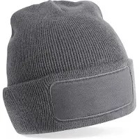 Beechfield Unisex gewone winterse muts / hoofddeksel (ideaal voor het printen) (Grafietgrijs)