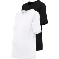 ONLY Maternity Shirt zwart / wit
