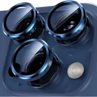 Ntech iPhone 15 Pro / 15 Pro Max Camera Lens Screen Protector Blauw - Screenprotector - Camera Protector iPhone 15 Pro