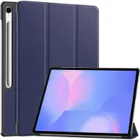 Cazy tablet Hoes geschikt voor Samsung Galaxy Tab S10 FE Plus - TriFold Bookcase - Blauw