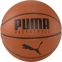 Puma Elite basketbal, Zwart/Bruin, Maat 6