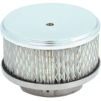 Spectre Air Cleaner 4in. x 2in. Chrome - Paper