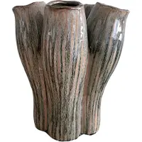 Countryfield Vaas Garber L H30cm groen groen Keramiek Vaas