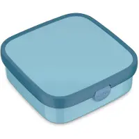 Mepal Bento lunchbox groot Campus - 1.25 l - Inclusief 2 uitneembare lekdichte bentobakjes & vorkje - Cool blue