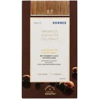 Korres Haarkleur en haarverzorging Arganolie - Kleuring en verzorging Argan Oil Permanent Hair Colorant 8.7 Toffee