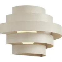 QAZQA Moderne wandlamp beige incl. LED 3-staps dimbaar - Lines