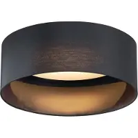 QAZQA Moderne plafondlamp zwart transparant 40cm incl. LED 3-staps dimbaar - Sue