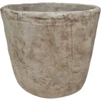 Mansion Atmosphere Bloempot steen crème 19x17cm crème Steen Mansion Atmosphere Bloempot
