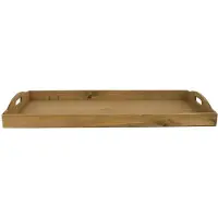 Dijk Natural Collections Dienblad Dennenhout 28x58x6cm Bruin bruin Hout Dienblad