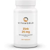 Vita-World GmbH zink 25mg 365 tabletten