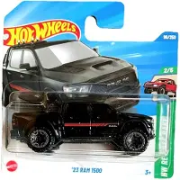 Hot Wheels '23 RAM 1500 PICKUP BLACK 96/250 HW REVERSE RAKE 2/5 SHORT CARD