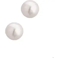 The Jewelry Collection Zilver Gerhodineerde Oorknoppen parel 1312793