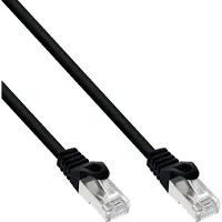 InLine Patchkabel, SF/UTP, Cat.5e, zwart, 7,5m