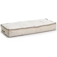 Zeller Opbergtas/beschermhoes beddengoed/kleding - onder bed - 104 x 46 cm - Opberghoezen