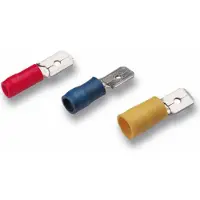 Cimco geïsoleerde vlaksteker 4,8x0,8mm voor 1,5-2,5mm² - blauw per 100 stuks (180291)