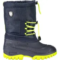 CMP Snowboots 'Ahto' navy / duifblauw / limoen / zwart