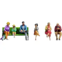 Noch 44521 Z Zittende mensen figuren Kant-en-klaar model