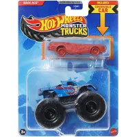 Mattel Hot Wheels Monster Trucks Race Ace - 8 cm - Schaal 1:64 - Voertuig metaal
