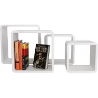 Safe Elegante kubusplank - wit - 41 x 41 x 19,5 cm