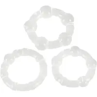You2Toys - Blijf hard! penisringenset - transparant (3 stuks)