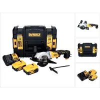 DeWalt DCS 571 P2 Accu-cirkelzaag 18 V 115 mm borstelloos + 2x accu 5.0 Ah + lader + TSTAK