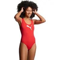Puma Swim Badpak voor Dames, Rood, Maat XL