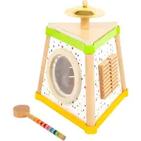 Small Foot - Houten Muziek Driekhoek met Stippen