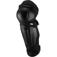 Leatt 3.0 EXT Zwarte Knie- en Scheenbeschermers Maat 2XL