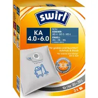 Swirl 2154 3er Reißfestes Vlies - für groben und feuchten Schmutz KÄ 4-6 Staubsaugerbeutel