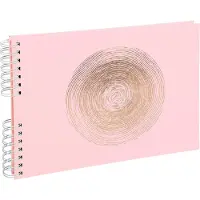 Exacompta Foto spiraalalbum Ellipse, 320 x 220 mm, roze (10 x 15 cm)