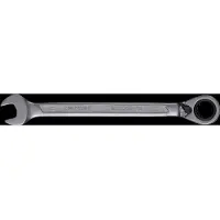 SW-Stahl 03520L-10 ringratelsleutel 10 mm met schakelhendel voor rechts- en linksdraaien I 72 tanden I steeksleutel met ringratel I ringratel steeksleutel SW 10