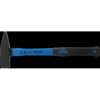 SW-Stahl 50410L Slotenmakershamer met glasvezelsteel 1000g I hamer met rubberen steel I gereedschaphamer met glasvezelsteel I hamer 1000g kopgewicht