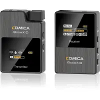 Comica BoomX-D D1 draadloze microfoon-set met 1 zender en ontvanger voor camera en smartphone