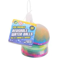 Johntoy - Herbruikbare waterbommen - Vul zichzelf met water - (3 stuks)