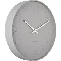 Karlsson wandklok mr. grey numbers warm- Ø37,5cm