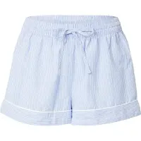 Hunkemoller Pyjamabroek lichtblauw / wit
