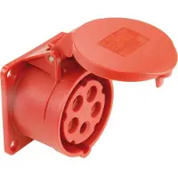 Hilark cable tech Inbouwstopcontact, rechthoekig, 16A, 4-polig, 314-6